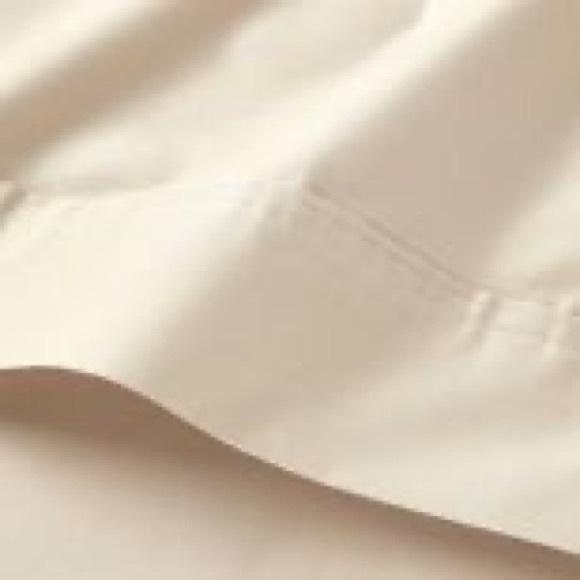 Threshold™ 400 Thread Count Solid Performance Sheet Set - True Khaki - Picture 3 of 5